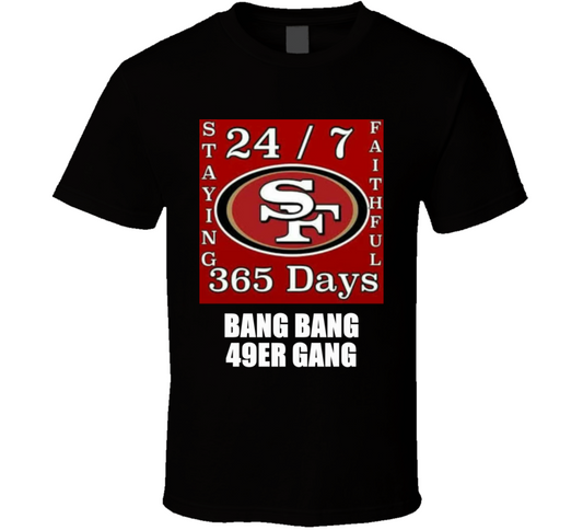 Bang Bang 49er Gang Black T Shirt