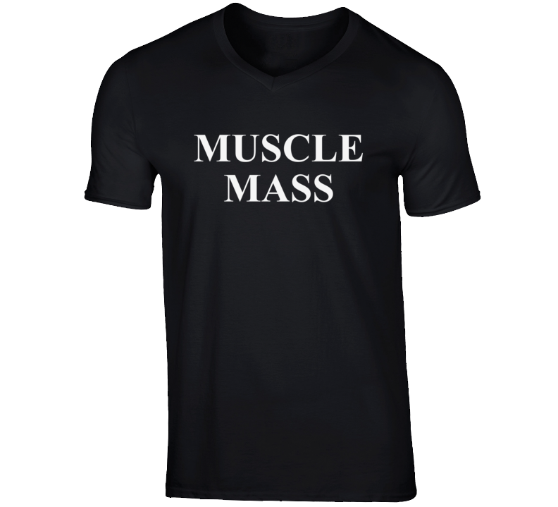 Muscle Mass Black  Mens T Shirt