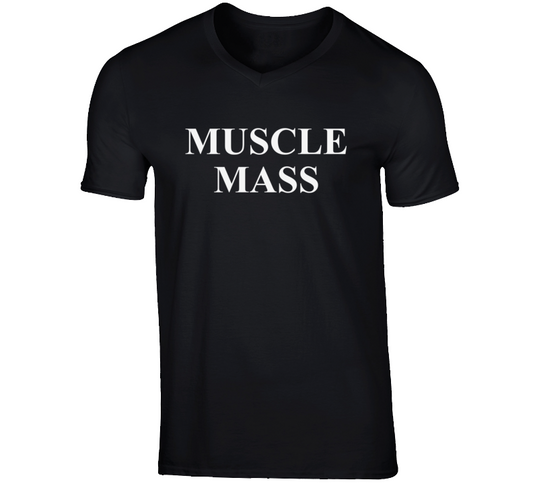 Muscle Mass Black  Mens T Shirt